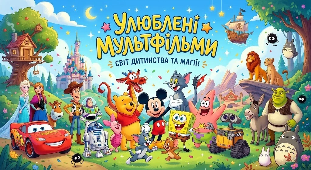 Улюблені мультфільми, що переглядають знову і знову