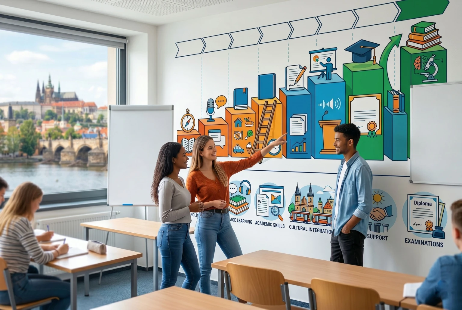 Курсы чешского языка от Prague Education Center: твой прямой путь к бесплатному образованию в Европе