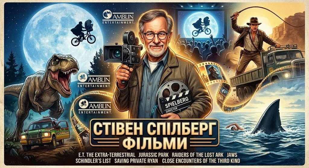 Фільми Стівена Спілберга, які перевернули світове кіно