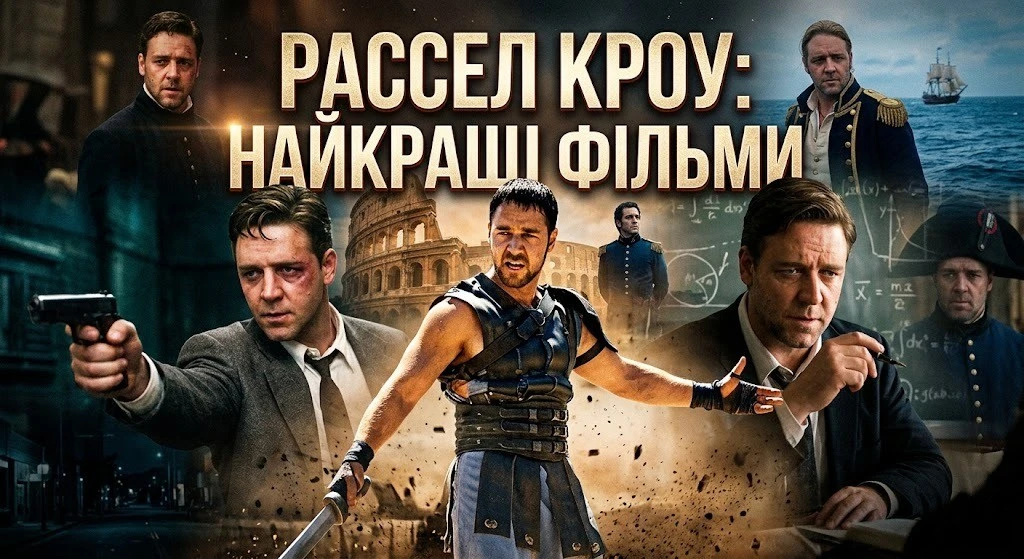 Від «Гладіатора» до «Нюрнберга»: фільми Рассела Кроу