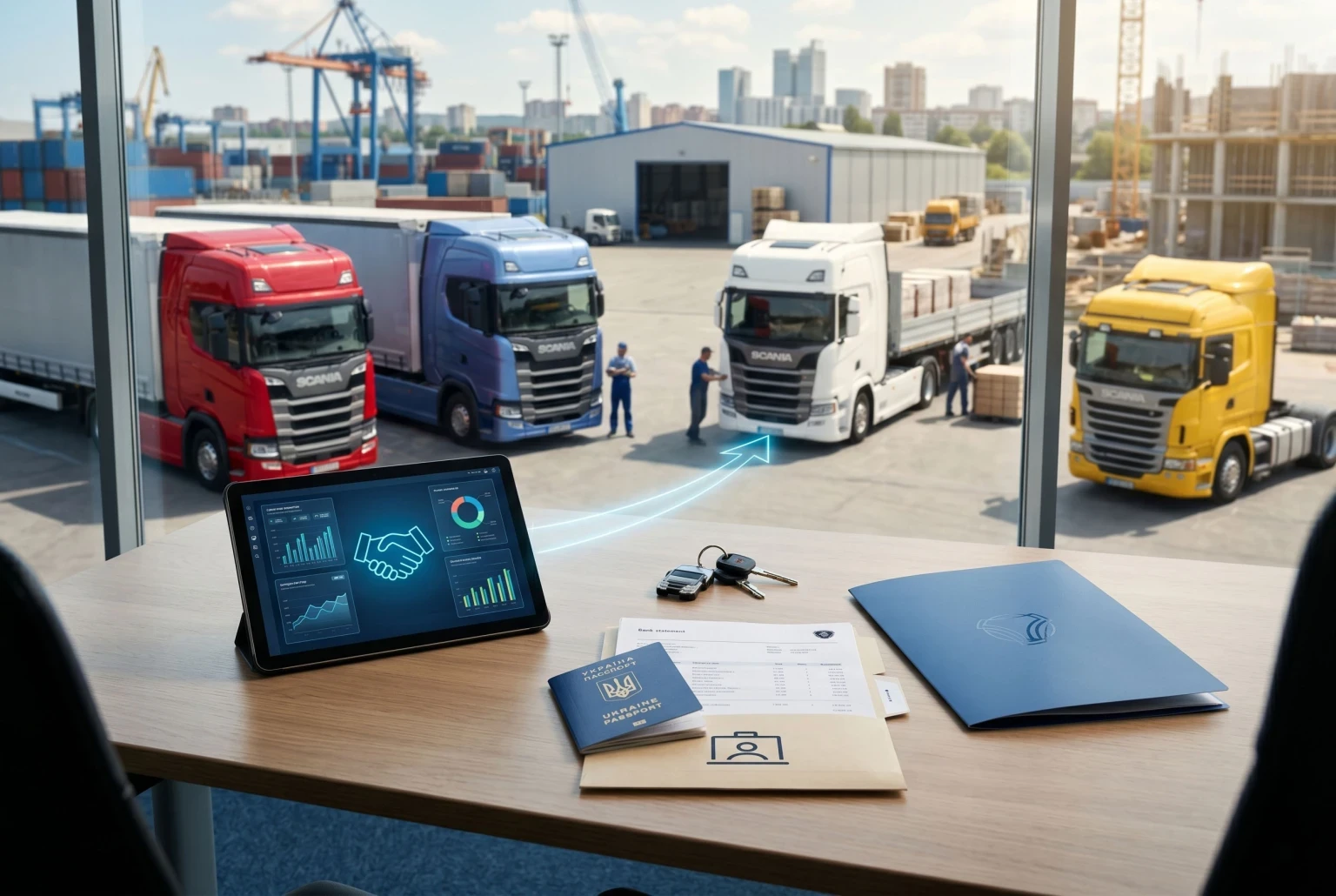 Вживані та нові вантажівки Scania в лізинг від ESKA Capital з мінімальним пакетом документів