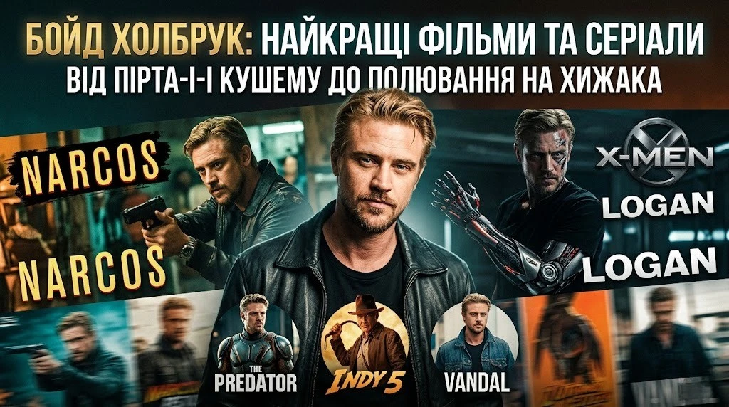 Повна фільмографія Бойда Голбрука за всі роки