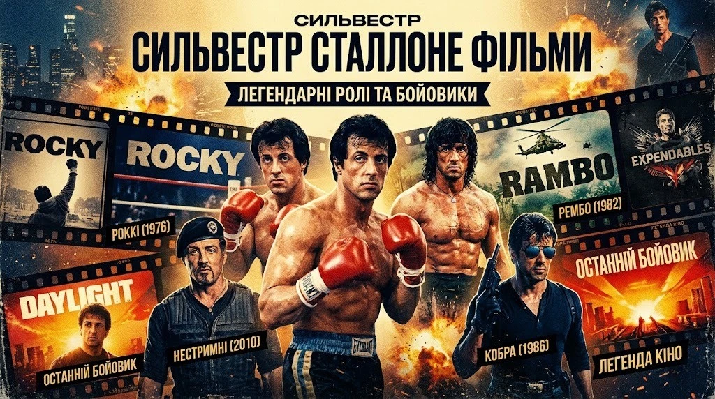 Роккі, Рембо та інші фільми Сильвестра Сталлоне