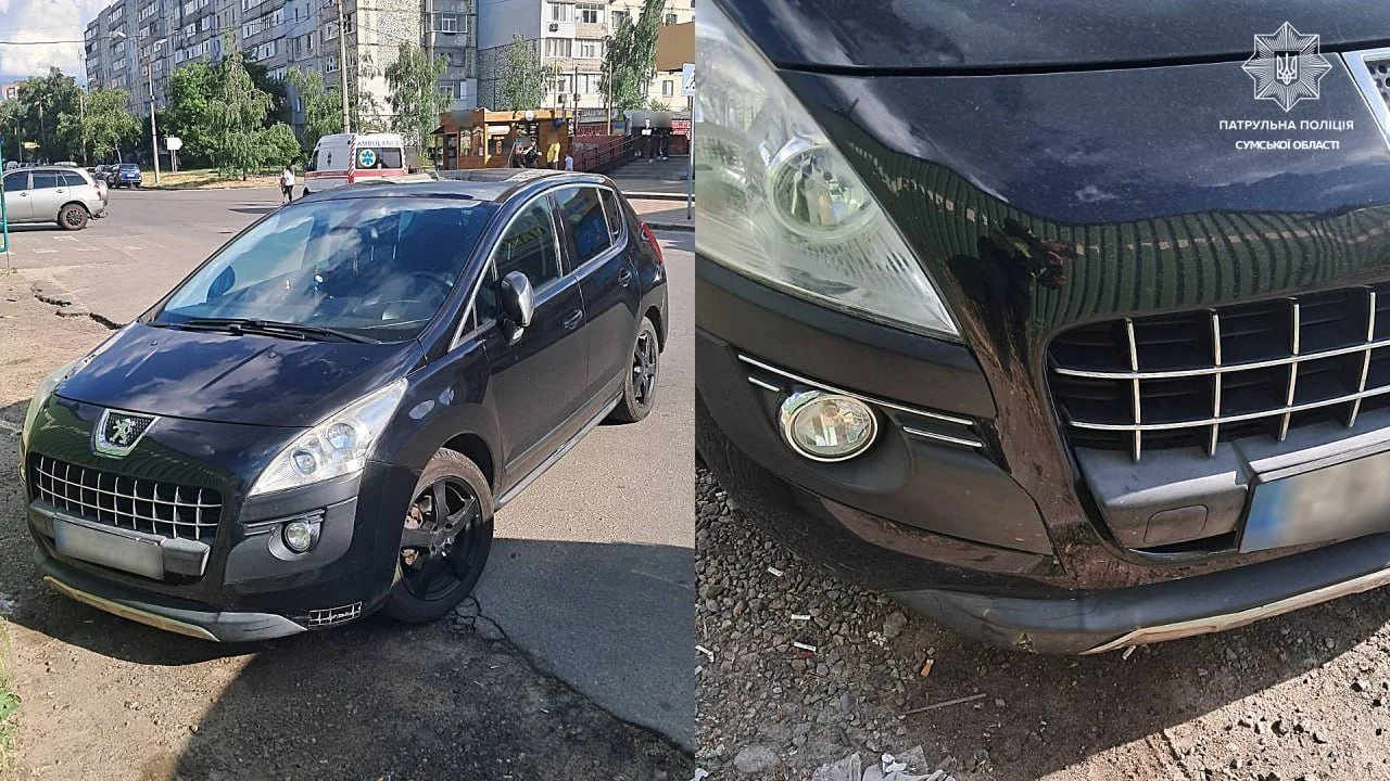 Госпіталізація на Сумщині: жінка та шестирічний хлопчик потрапили під колеса Peugeot
