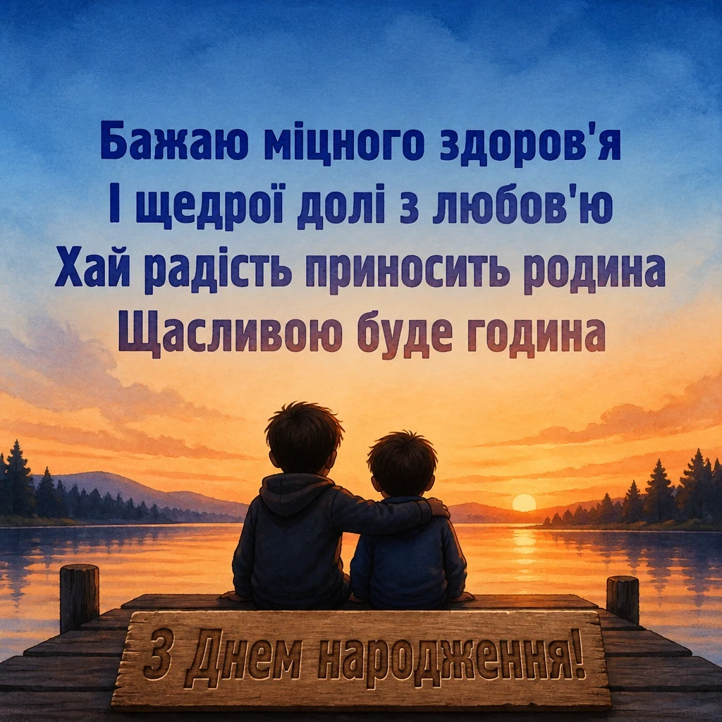 зворушливе привітання з днем народження брату