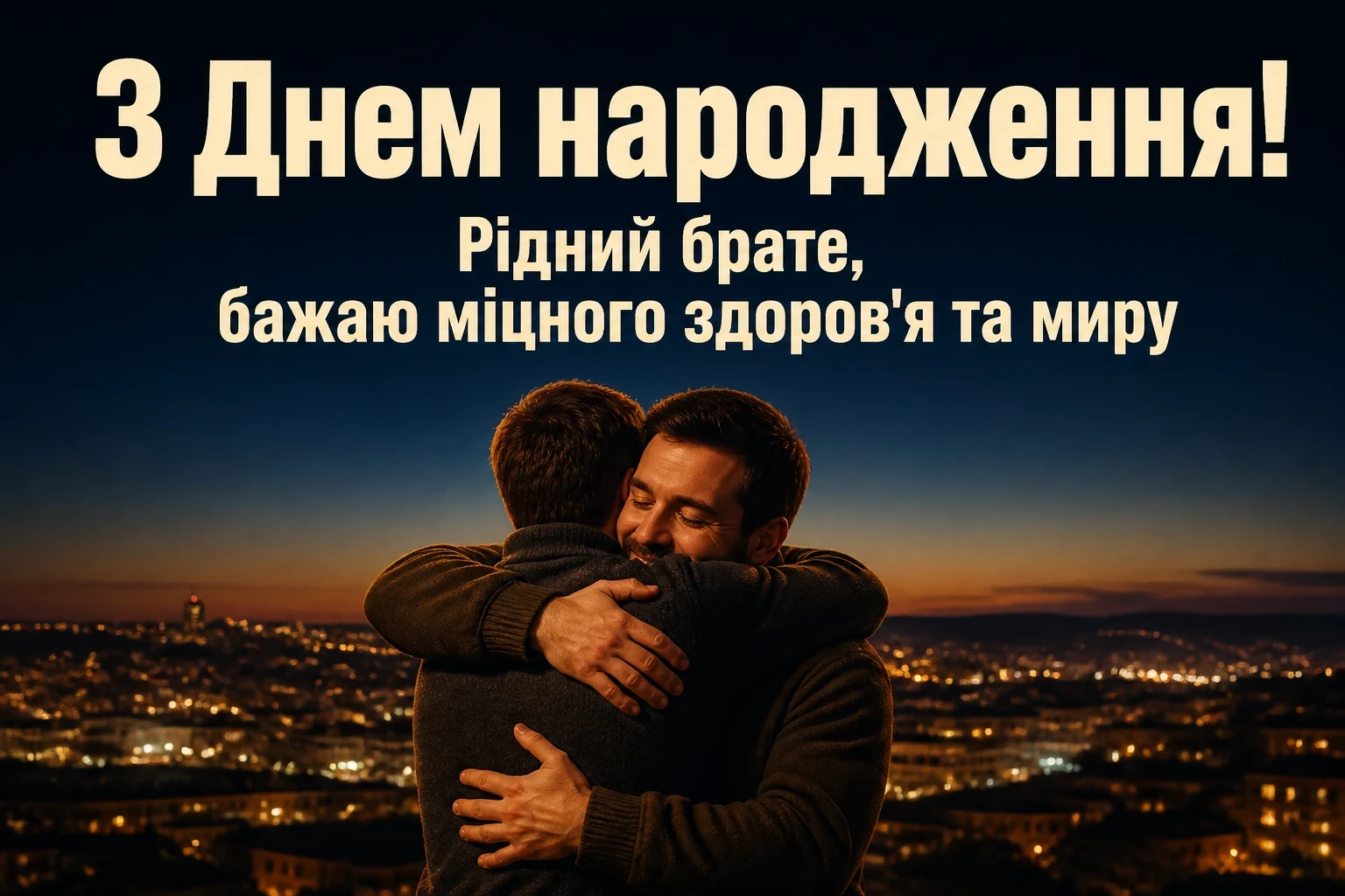 зворушливе привітання з днем народження брату