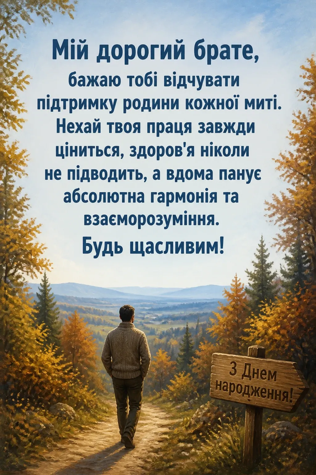зворушливе привітання з днем народження брату
