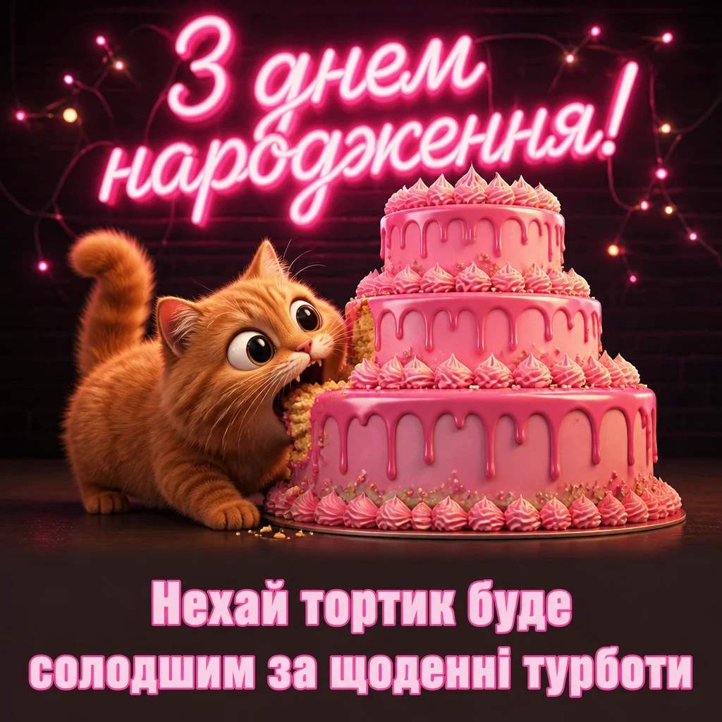 привітання з днем народження для донечки