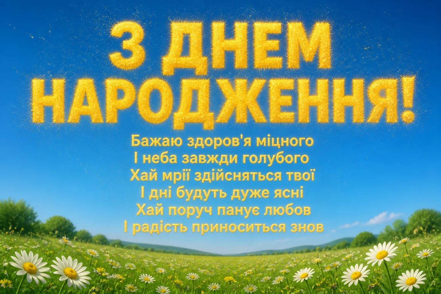 привітання з днем народження для донечки