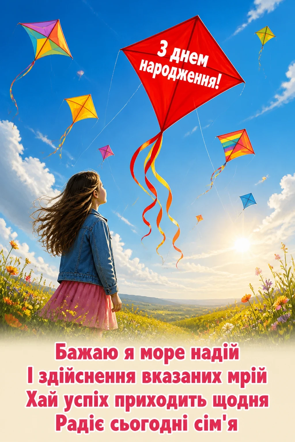 привітання з днем народження для донечки