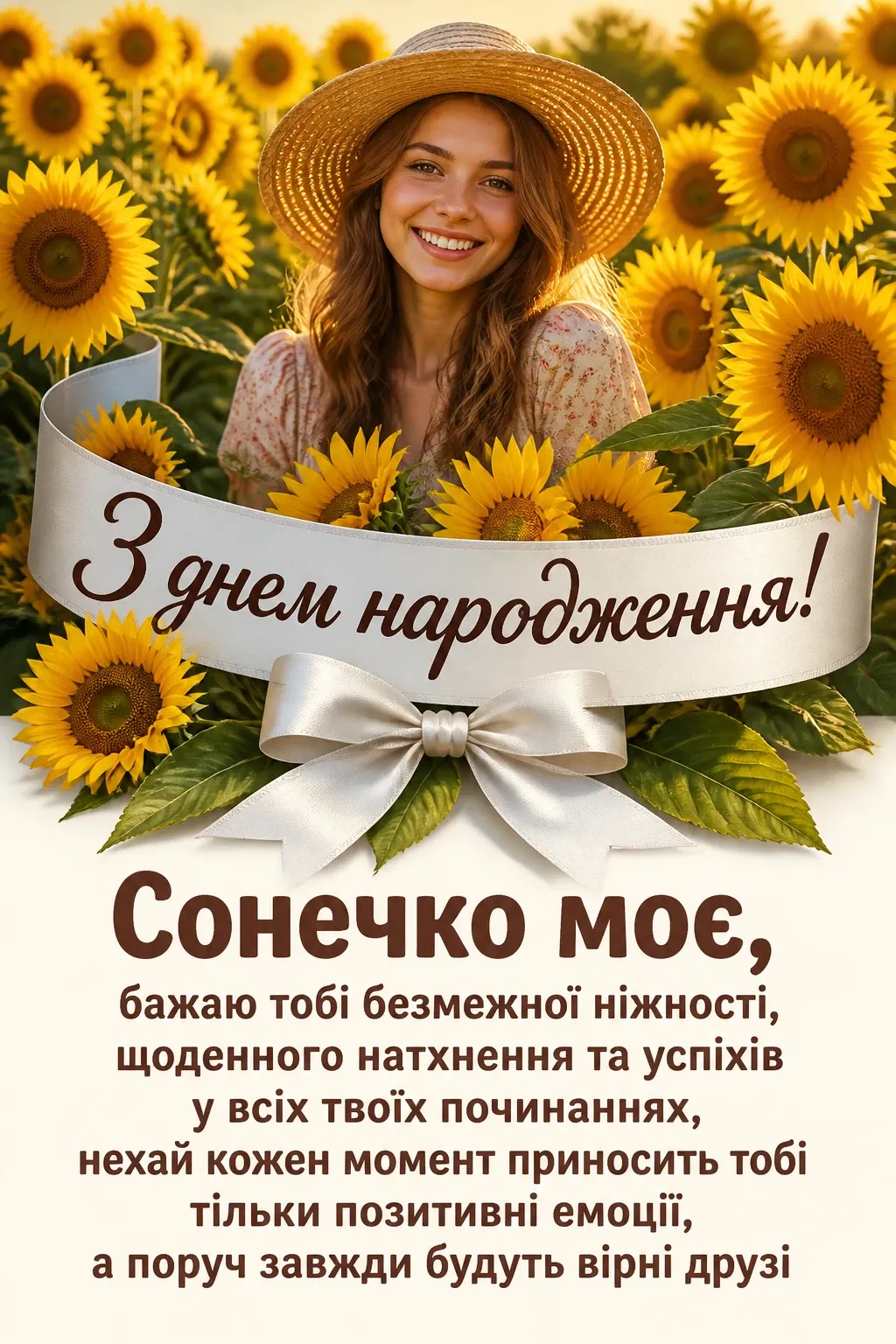 привітання з днем народження для донечки