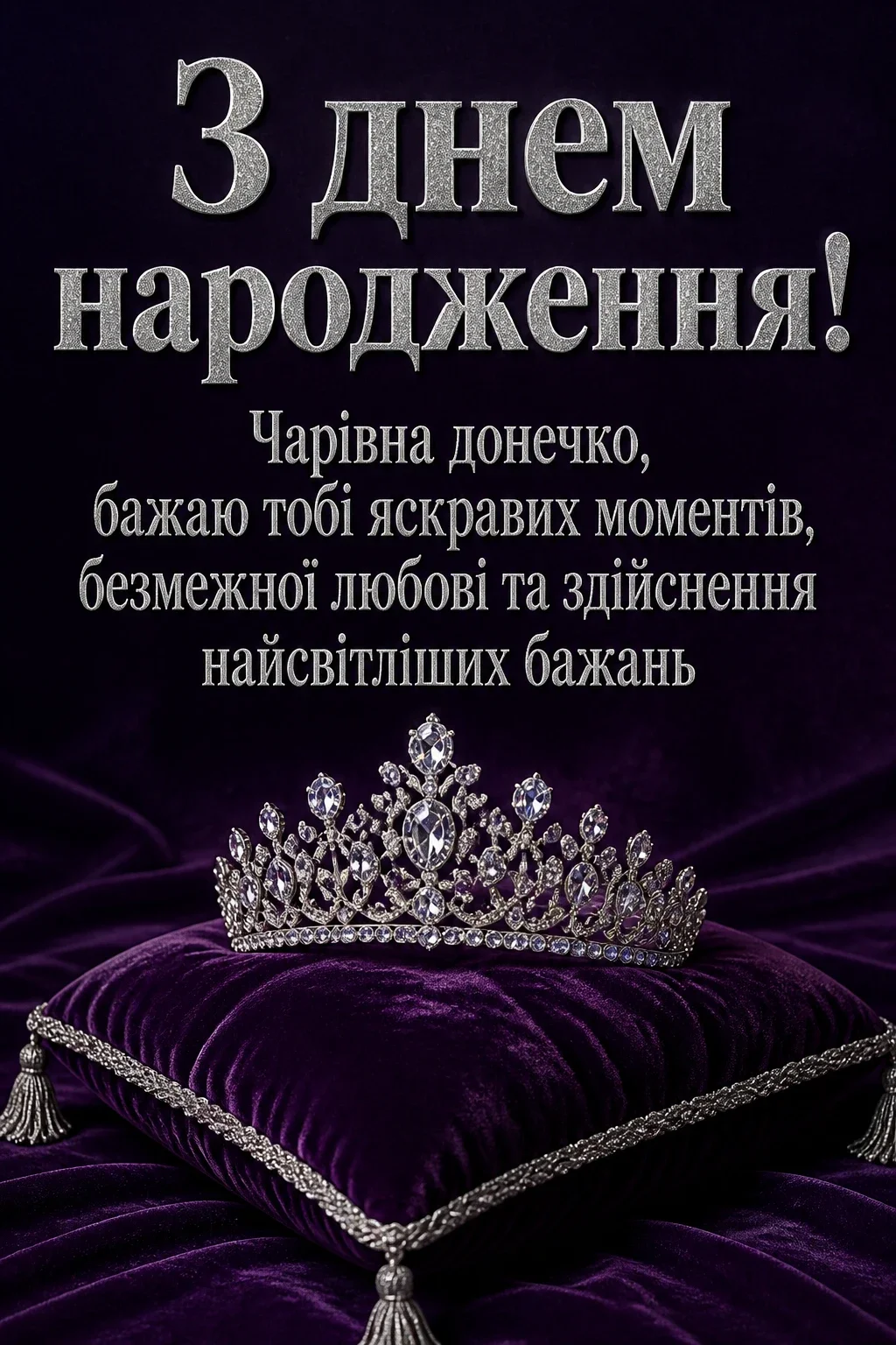 привітання з днем народження для донечки