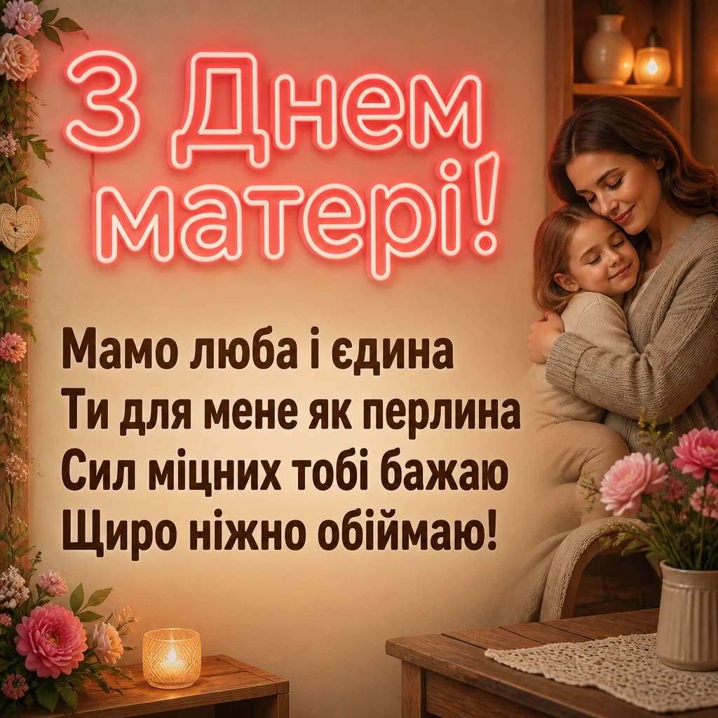 привітання з днем матері прозою