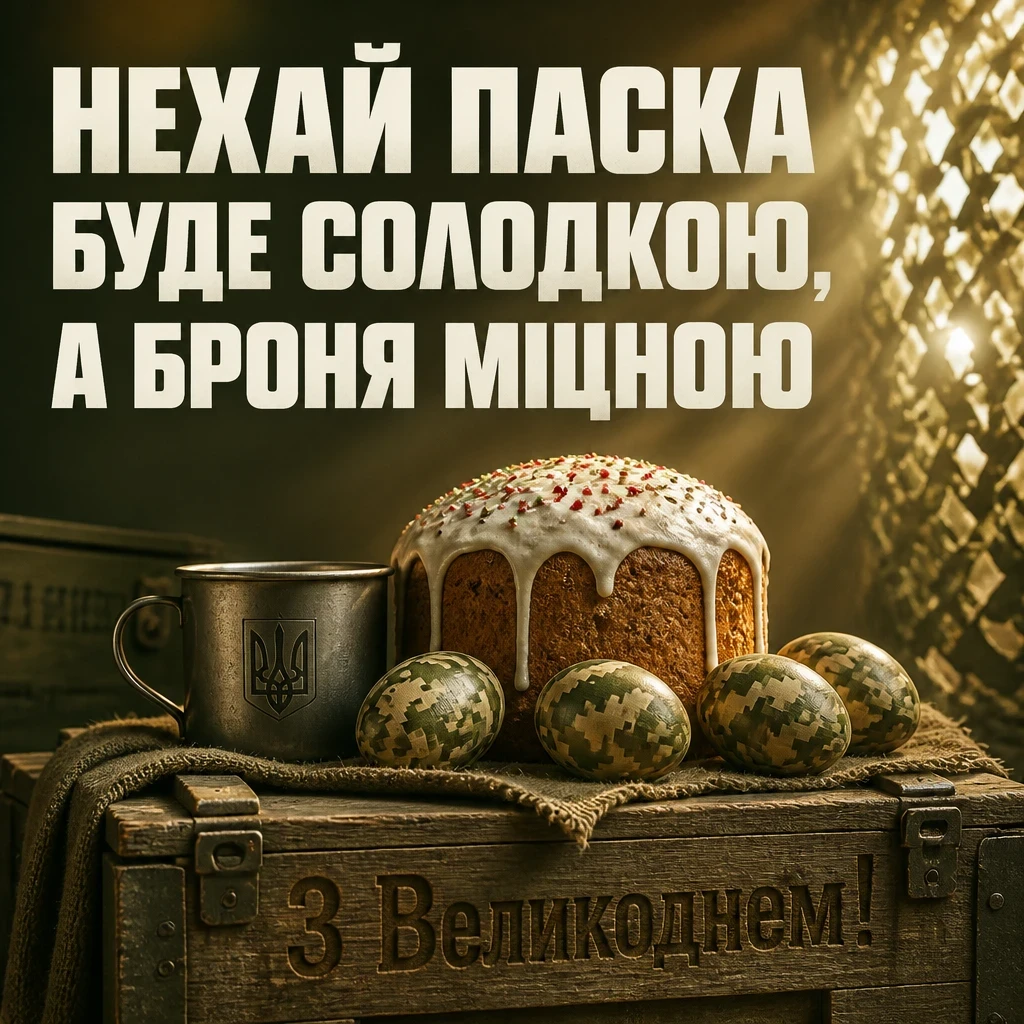 привітання з великоднем для зсу