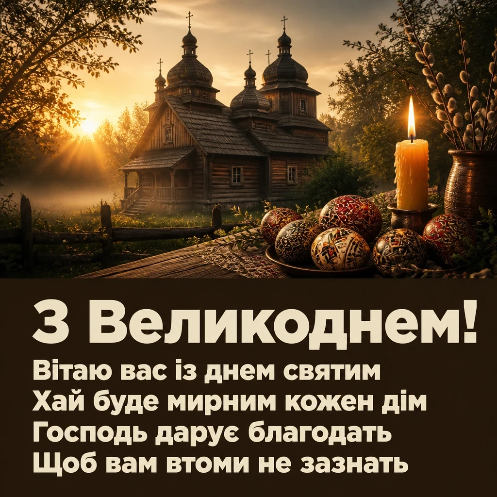 привітання з великоднем для зсу