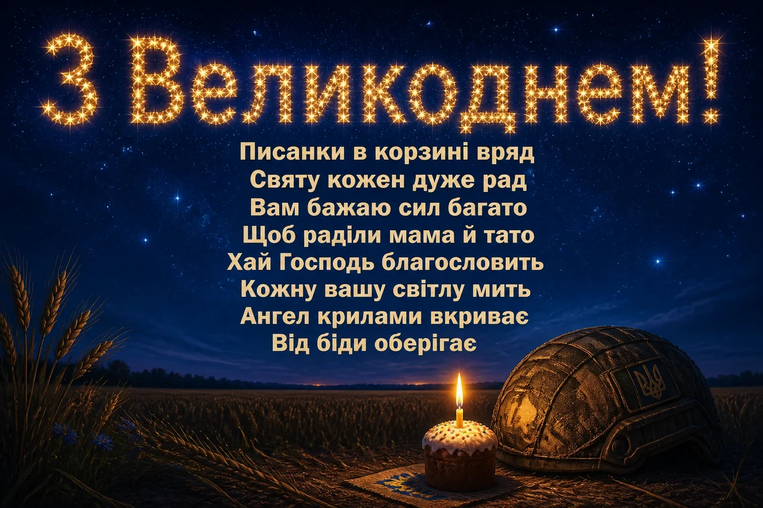 привітання з великоднем для зсу