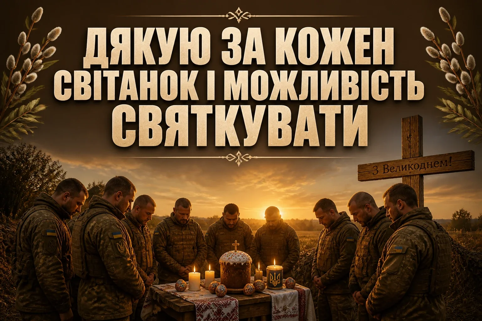 привітання з великоднем для зсу