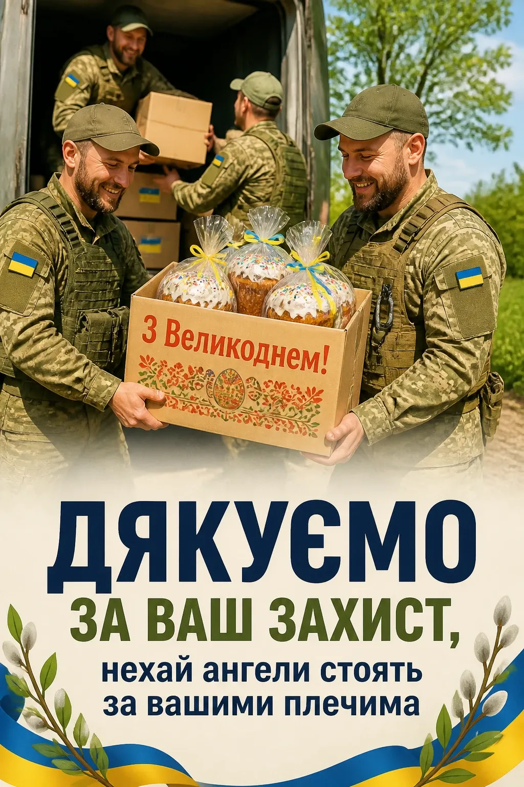 привітання з великоднем для зсу