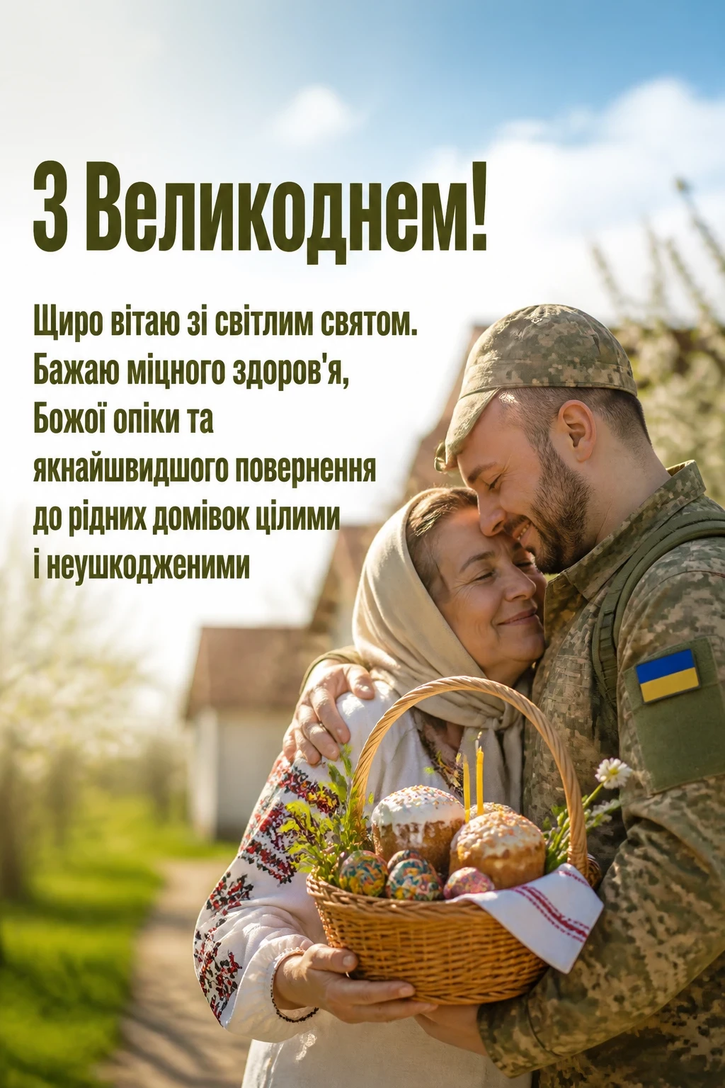 привітання з великоднем для зсу