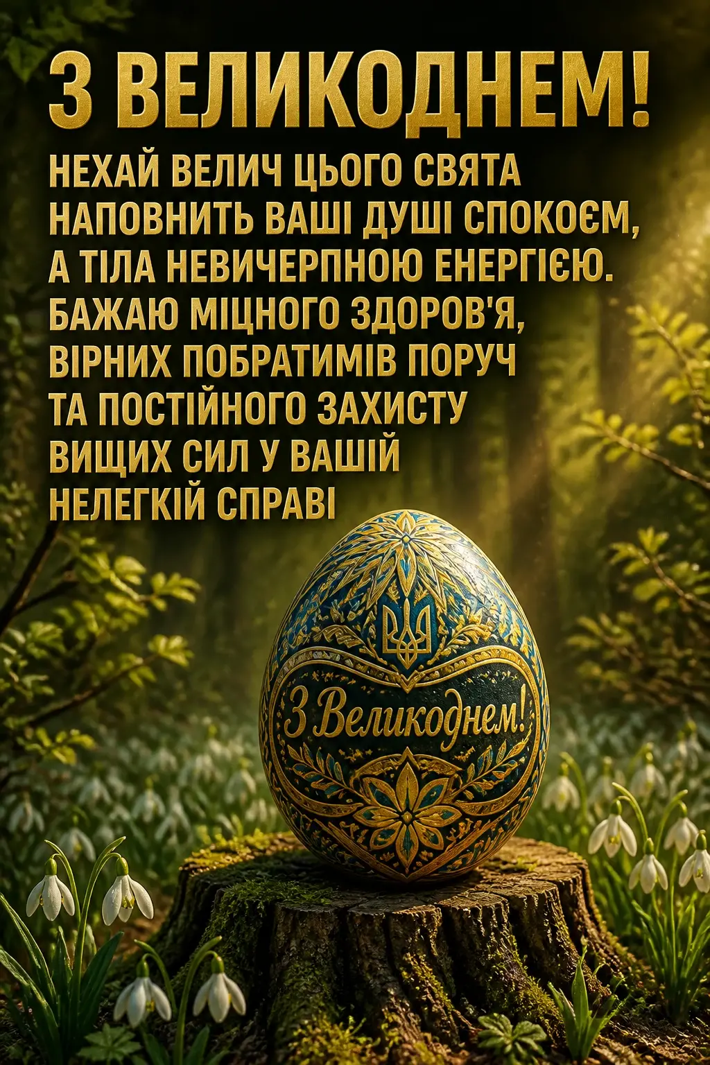 привітання з великоднем для зсу