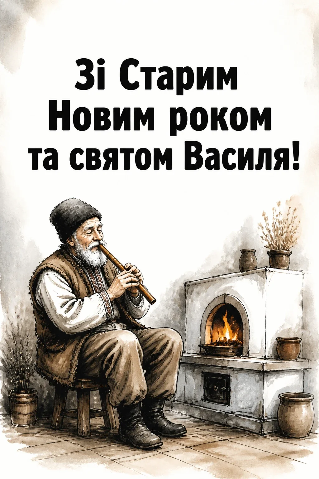 привітання з василем та старим новим роком