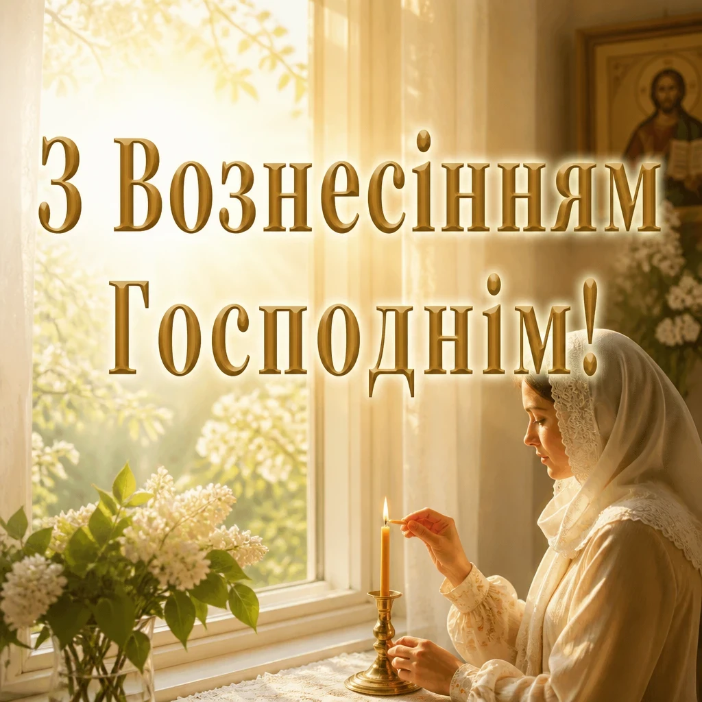 привітання з вознесінням господнім українською