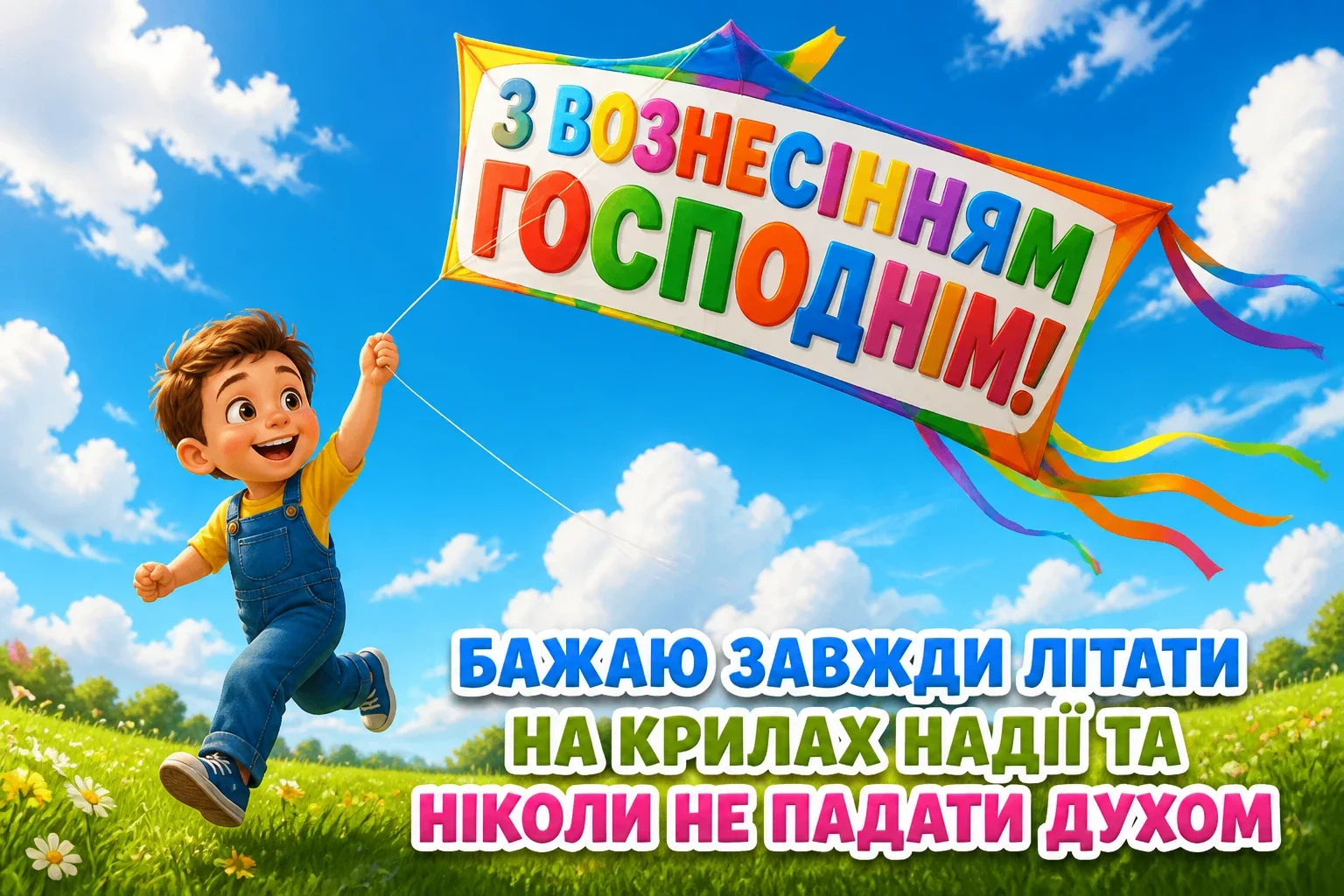 привітання з вознесінням господнім українською