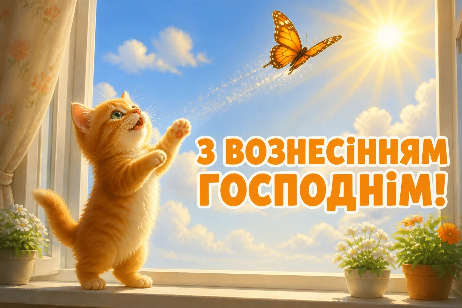 привітання з вознесінням господнім українською