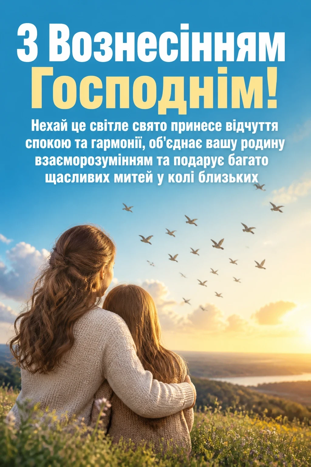 привітання з вознесінням господнім українською