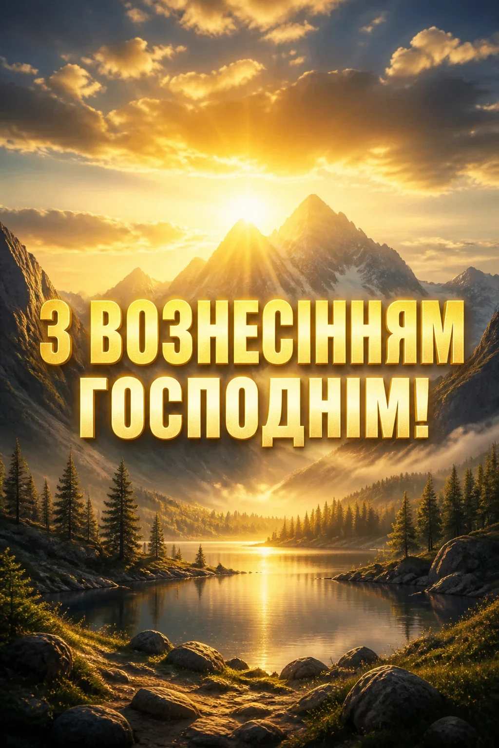 привітання з вознесінням господнім українською