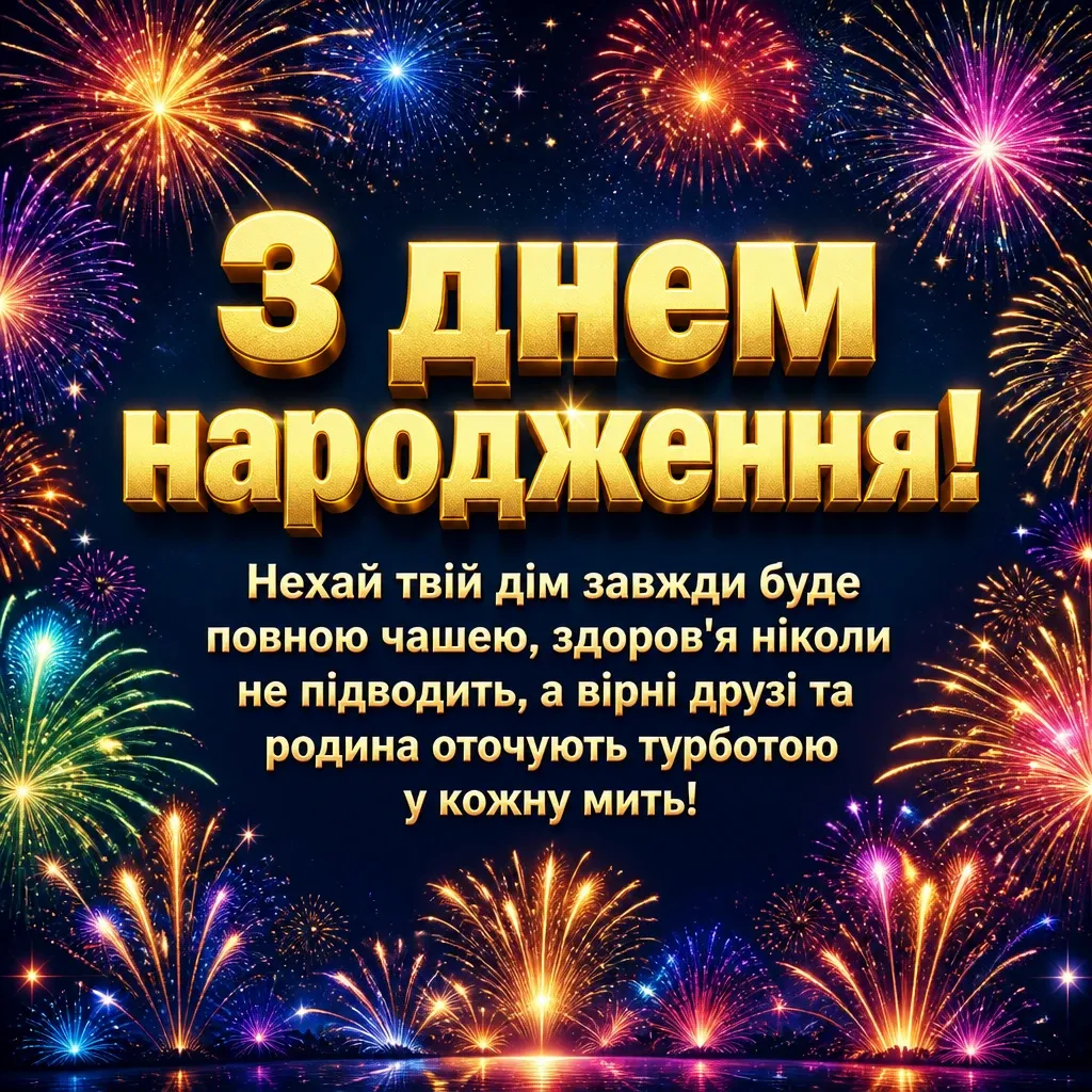 привітання з днем народження короткі
