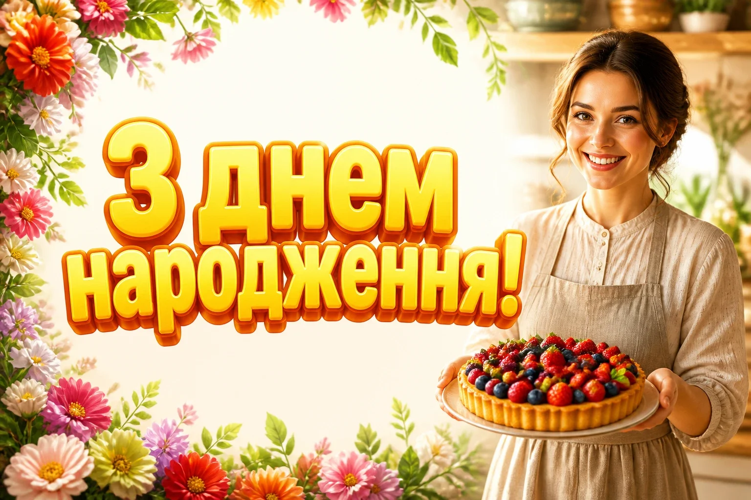 привітання з днем народження короткі