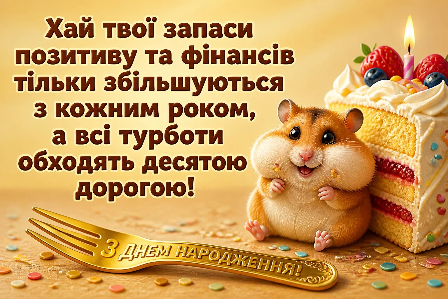 привітання з днем народження короткі