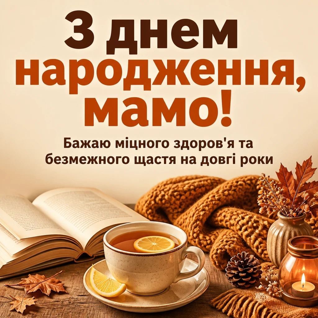привітання маму з днем народження