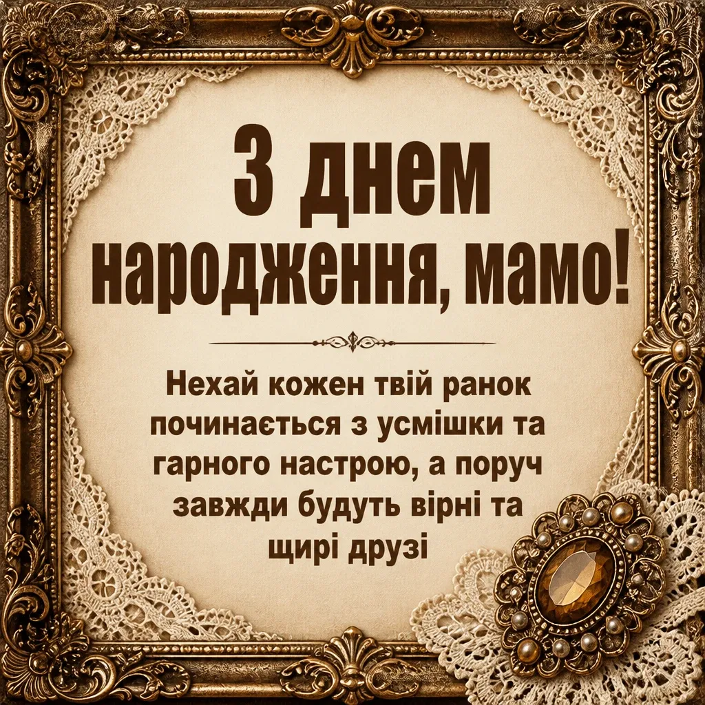 привітання маму з днем народження