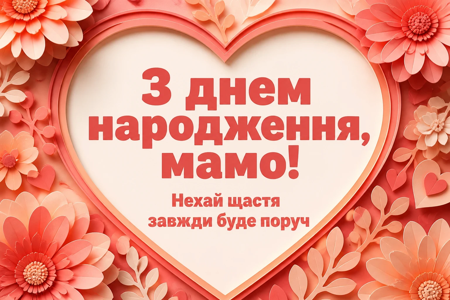 привітання маму з днем народження