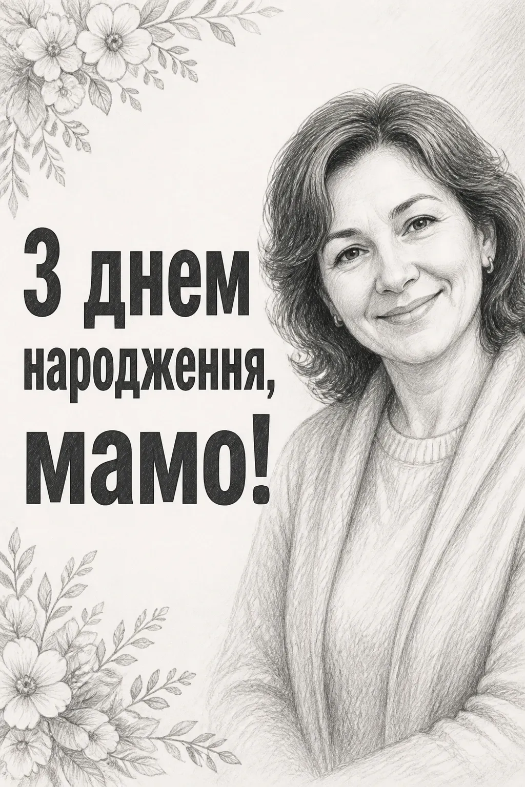 привітання маму з днем народження