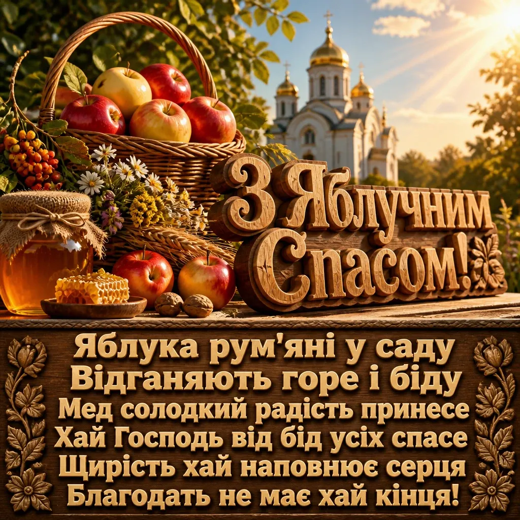 яблучним спасом привітання з спасом яблучним спасом привітання з спасом