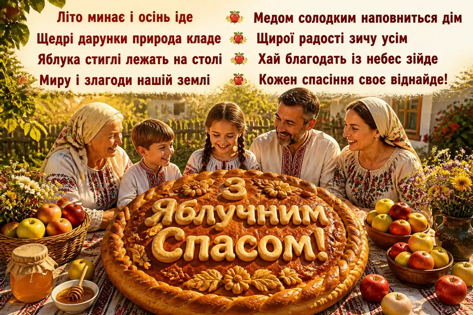 яблучним спасом привітання з спасом яблучним спасом привітання з спасом