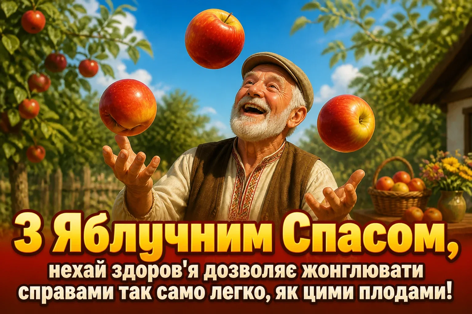 яблучним спасом привітання з спасом яблучним спасом привітання з спасом