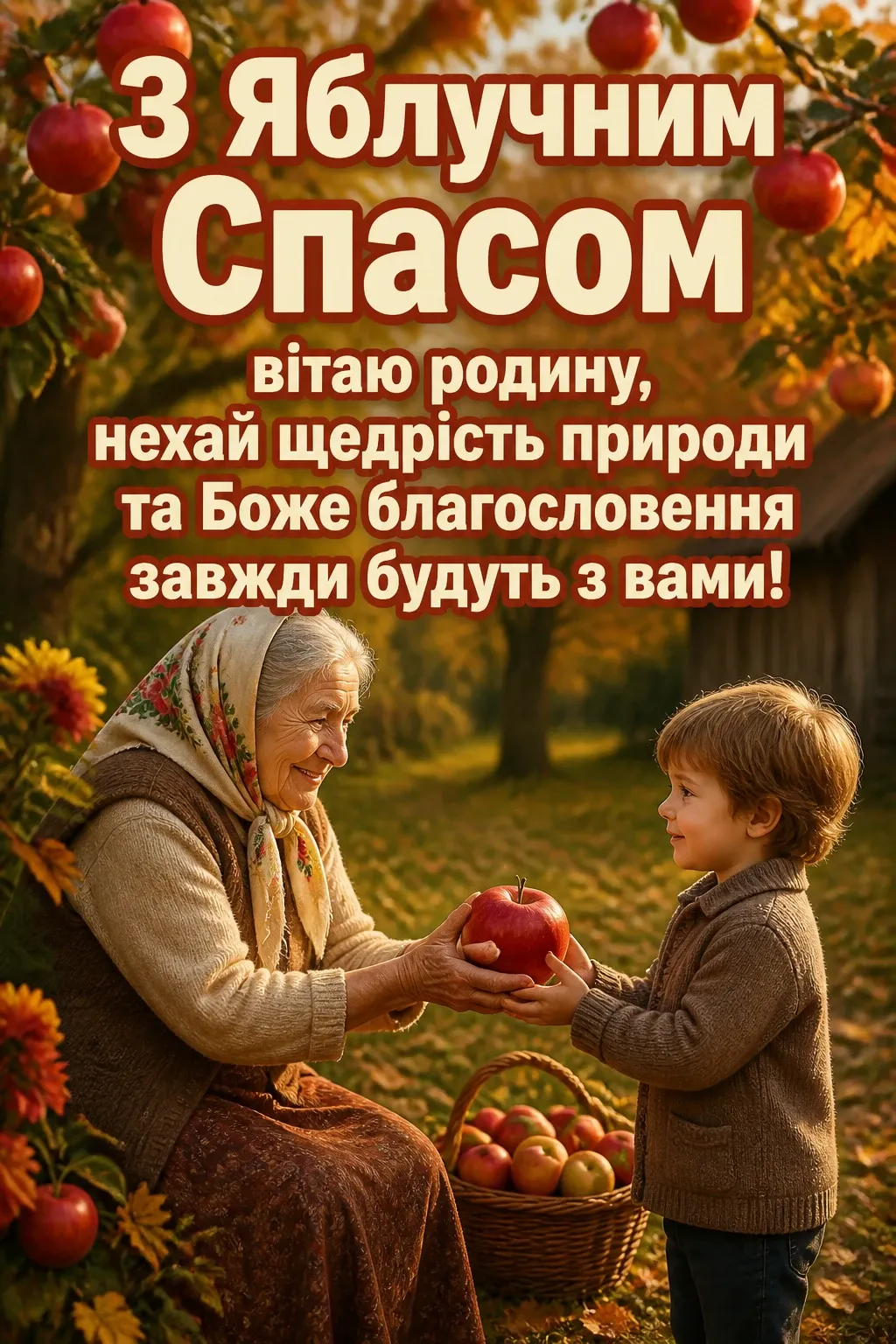яблучним спасом привітання з спасом яблучним спасом привітання з спасом