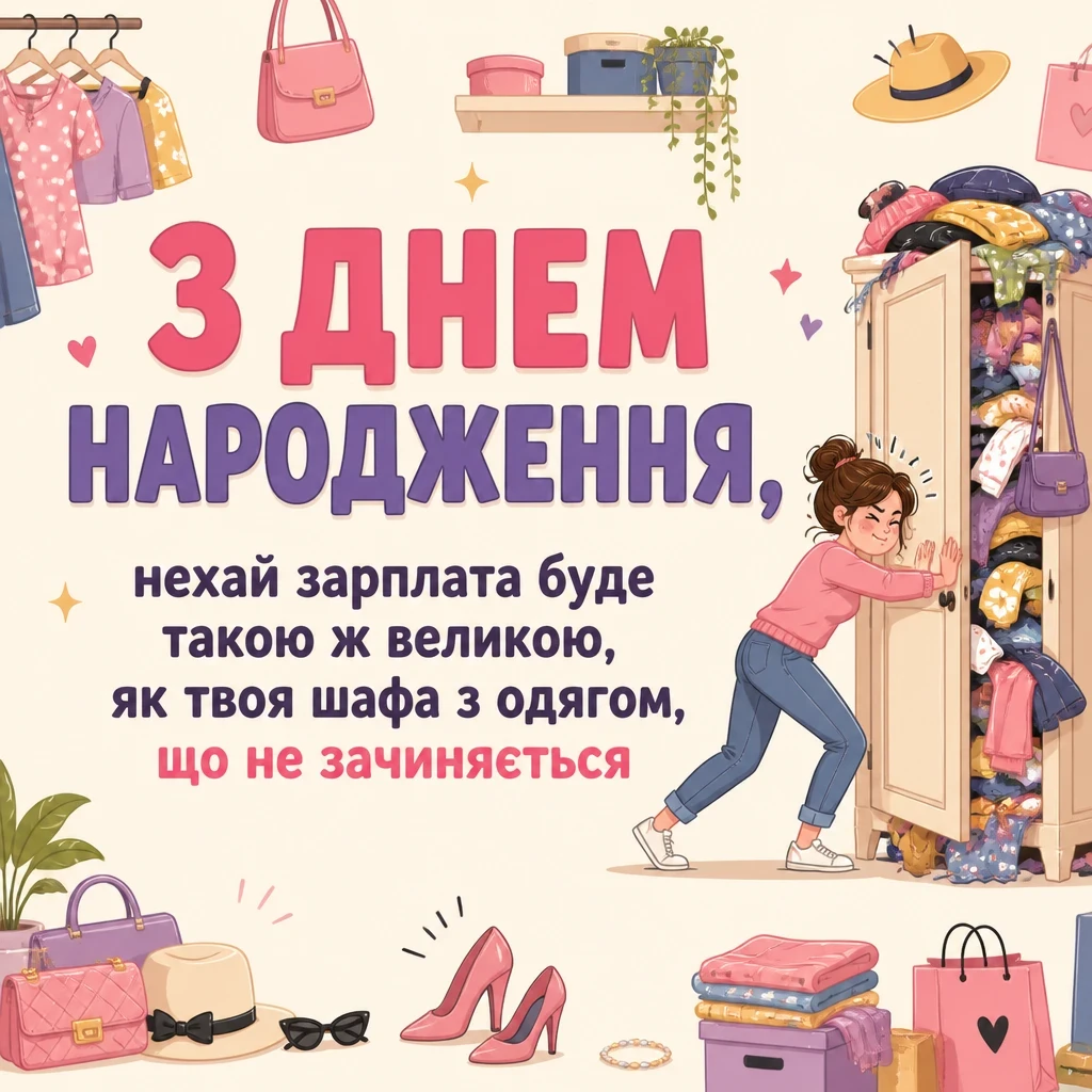 гарне привітання з днем народження жінці