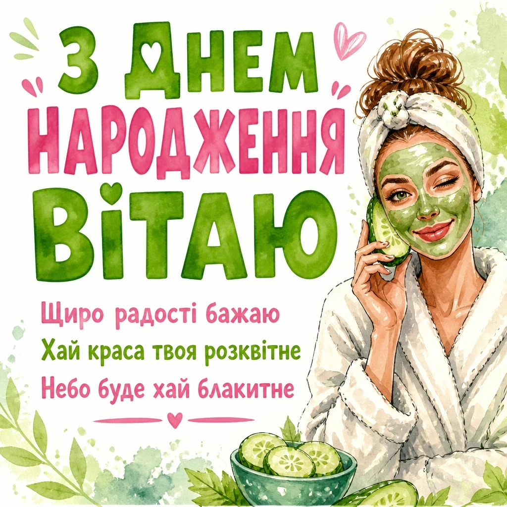 гарне привітання з днем народження жінці