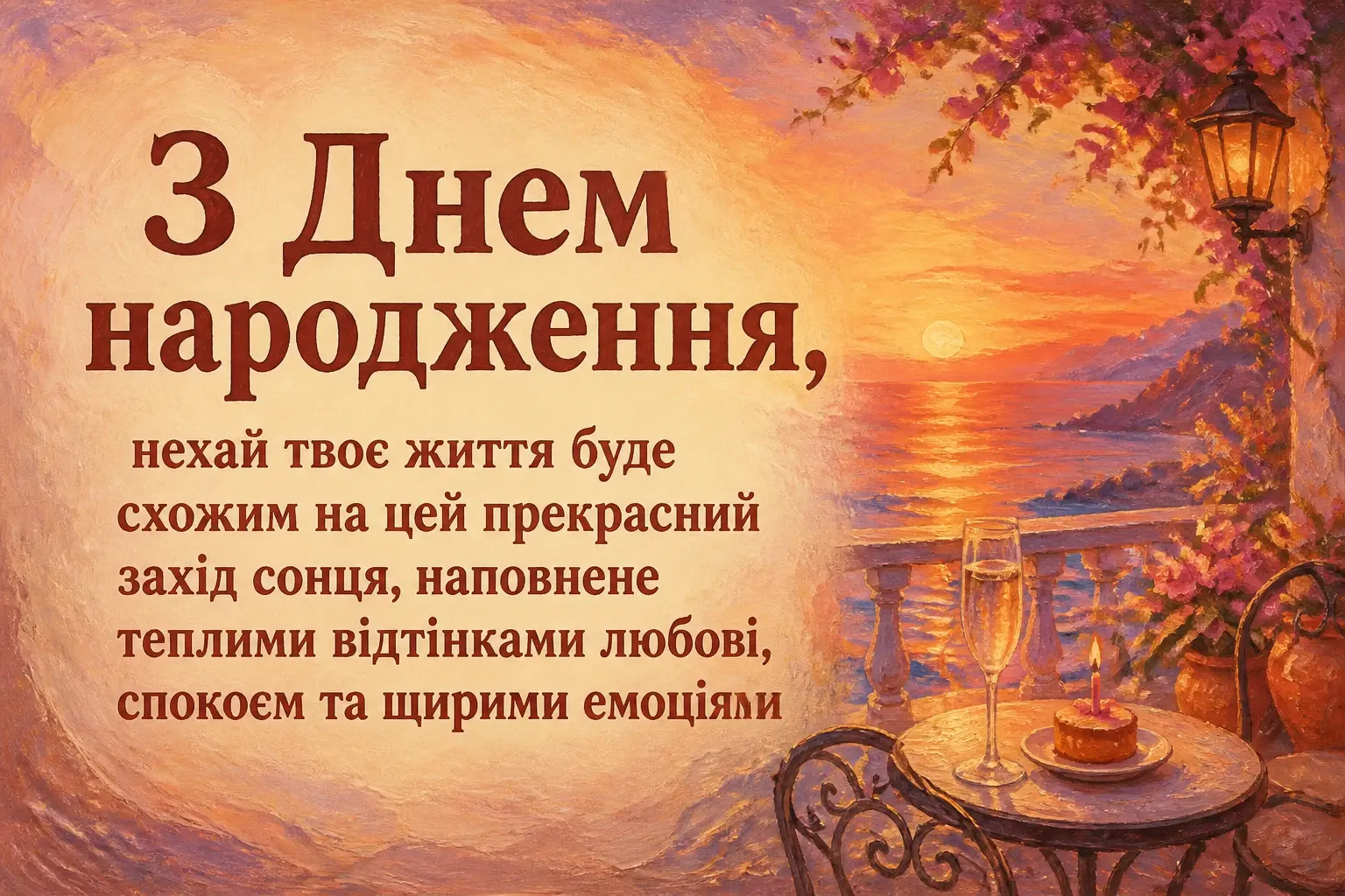 гарне привітання з днем народження жінці