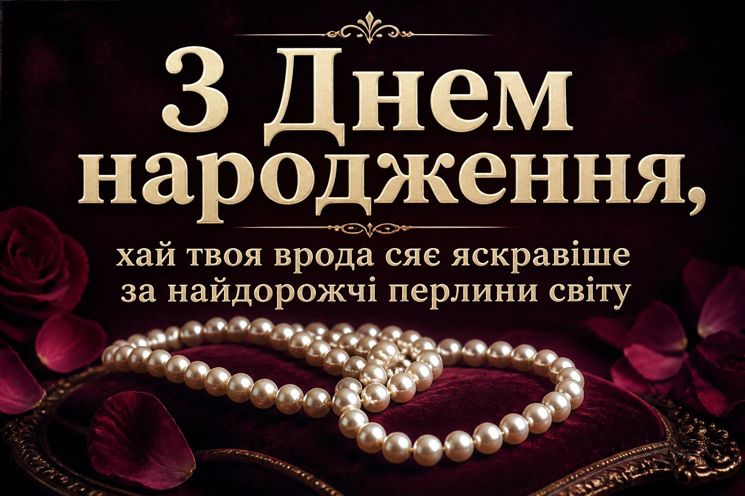 гарне привітання з днем народження жінці
