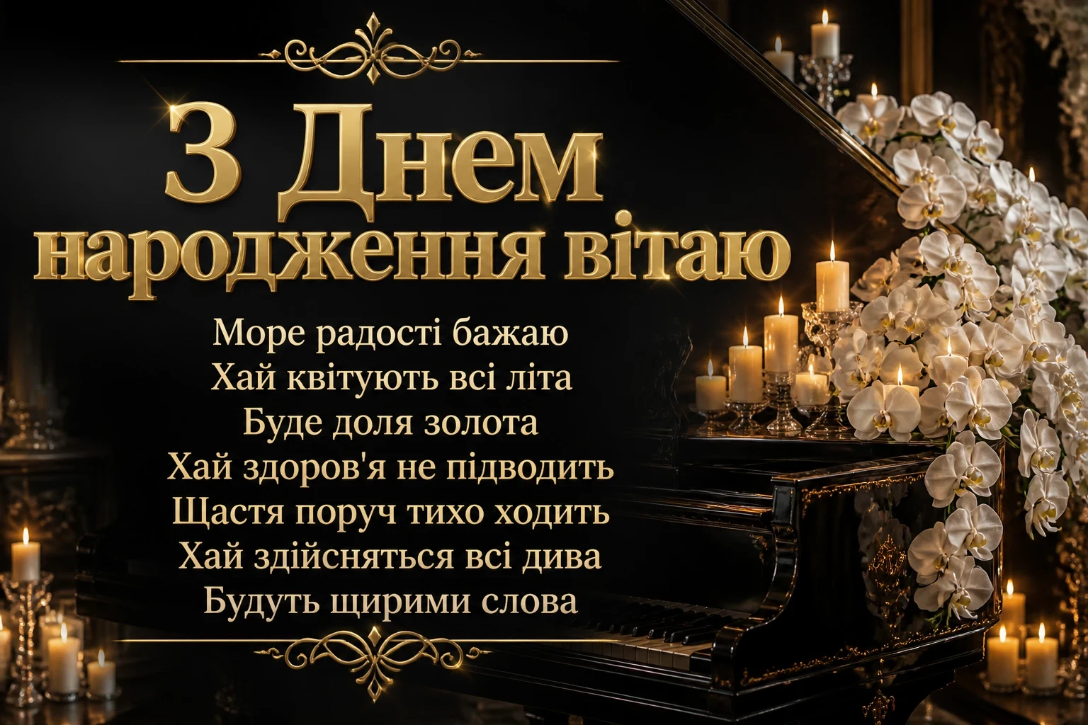 гарне привітання з днем народження жінці