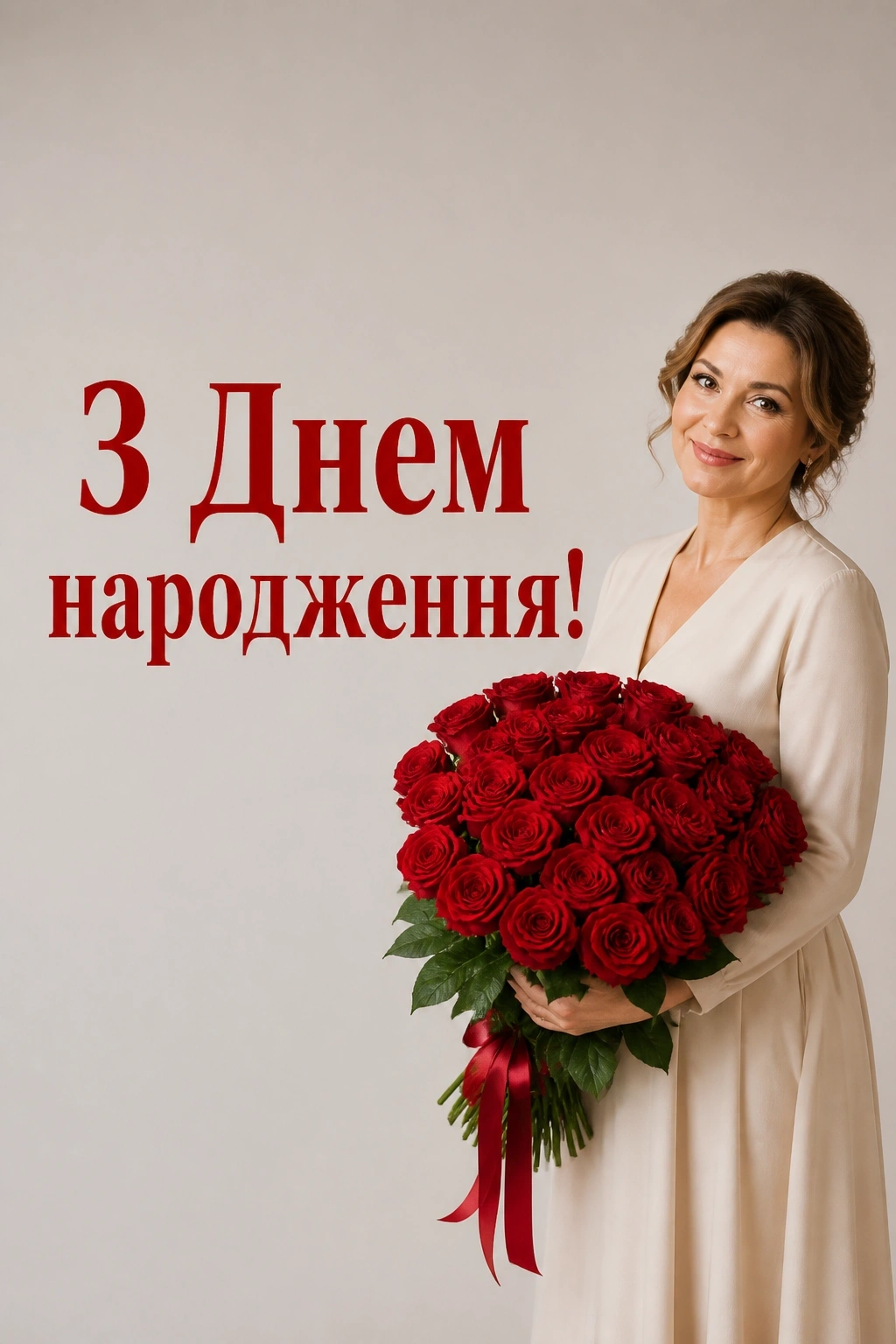 гарне привітання з днем народження жінці
