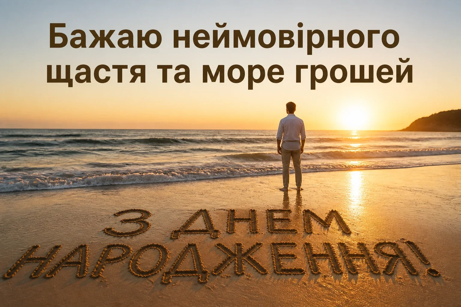привітання коханому з днем народження
