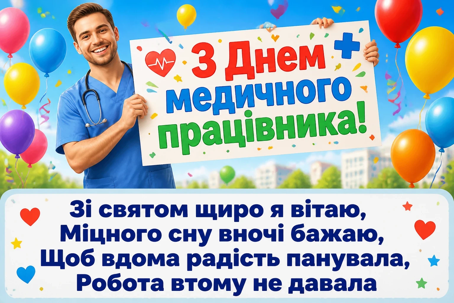 привітання з днем медичного працівника своїми словами привітання з днем медичного працівника своїми словами