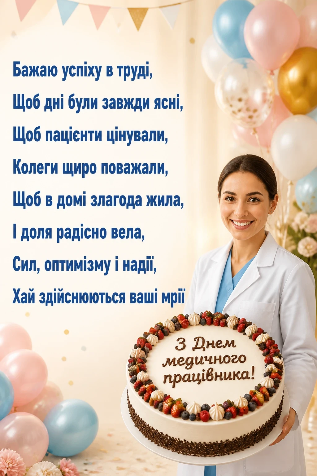 привітання з днем медичного працівника своїми словами привітання з днем медичного працівника своїми словами